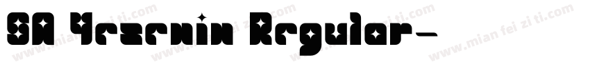 SA Yesenin Regular字体转换